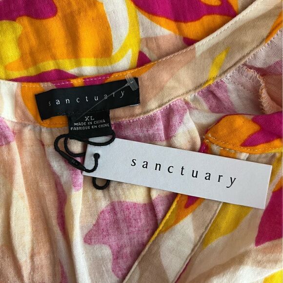 Sanctuary Island Gauze Tunic Make A Splash XL NWT - Picture 9 of 11